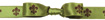 Fleur de Lis Fig/Brown Midori Icon Double Faced Satin