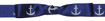 Anchor Sky- Prussian/White Midori Icon Double Faced Satin