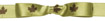 Leaf- Fig/Brown Midori Icon Double Faced Satin