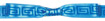 Greek Key- Neptune/Blue Ink Midori Icon Double Faced Satin