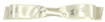 Butterflies- Bone/Silver Midori Icon Double Faced Satin