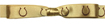 Horseshoe-Blond/Brown Icon on DF Satin