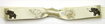Elephant-French Vanilla and Black Midori Icon Double Faced Satin