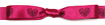 Filigree Heart-Bougainvillea/Black Midori Icon Double Faced Satin