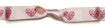 Filigree Heart-Bisque/Magenta Midori Icon Double Faced Satin