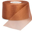 Copper Metallic Organza Ribbon