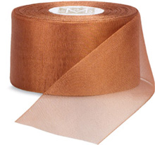 Metallic Gold, Silver, and Copper Organdy