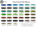 Earth Silk Ribbon Sample Card
