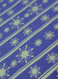 Blue and Silver Seeded Wrapping Paper