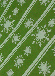 Green and White Seeded Wrapping Paper